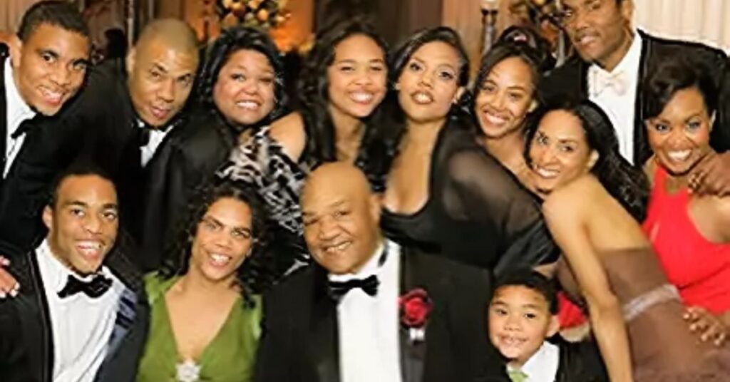 george foreman wife age and family  